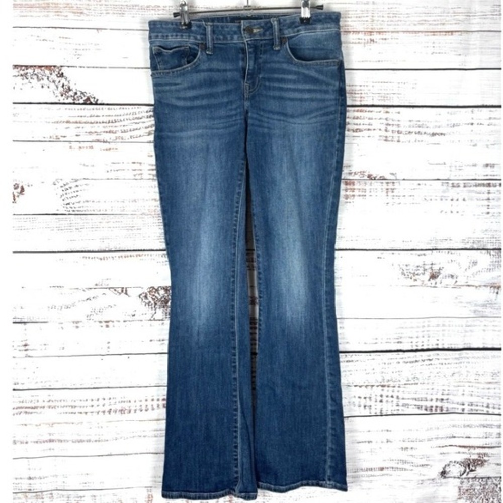 Lucky Brand Los Angeles Women's size 4 long western Regular Denim Bootcut‎ Jeans